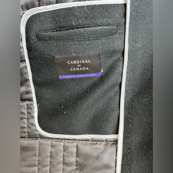 Cardinal of Canada size l/xl wool black jacket - Picture 5 of 6